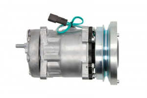 Compresor aer conditionat 24V potrivit CATERPILLAR 924G, 928G, 930G, 950G, 953B, 962G, 973C; DAF FA 85.340, FA 85.360, FA 85.380, FA 85.410, FA 85.430, FA 85.460, FA 85.480 (R134a) - Img 4