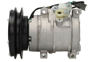 Compresor climatizare 24V potrivit JOHN DEERE 120C, 180C W, 450D, 600; KOMATSU CS360-1, D275AX-5, D275AX-5E0, D275AX-5SL, D41E-3, D41E-6, D41P-3, D41P-6, D41P-6K, D575A-2 (R134a)