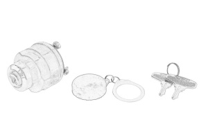 Comutator de aprindere, GEHL 245 - cod OE 385202910-PER