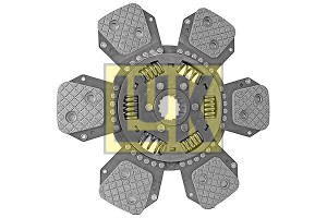 Disc ambreiaj ceramica potrivit CASE IH 115, 125, 115 MAXXUM, 115 MAXXUM X, 115 PRO; NEW HOLLAND T6030, T6050, TS115A 2WD (348mm, numar adaptori: 6) - Img 4
