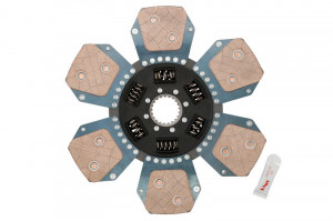 Disc ambreiaj ceramica potrivit DEUTZ FAHR 4.61, 4.68, 4.71, 4.78, 6.08, 6.11, 6.21, 6.28, 6.31, 6.38, DX 4.61, DX 4.71, DX 6.11, DX 6.31 (330mm, numar adaptori: 6) - Img 2