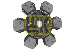 Disc ambreiaj ceramica potrivit FIATAGRI F 130 WINNER, F 140 WINNER; NEW HOLLAND 8360, 135/8360, TM 125 CLASSIC (350mm, numar adaptori: 6)