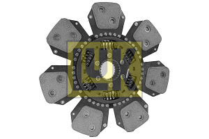 Disc ambreiaj ceramica potrivit LANDINI 115, 115 BLUE, 125, 130, 130 BLUE, 135, 145, 160, 165, 105, 105 TECHNO, 105 TOP, 115 TECHNO, 115 TOP, 120 TECHNO, 120 TOP (350mm, numar adaptori: 7) - Img 2