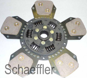 Disc ambreiaj ceramica potrivit LINDNER 100, LS 103; PRONAR 5110, 5115, 5310, 5315 (327mm, numar adaptori: 5) - Img 2