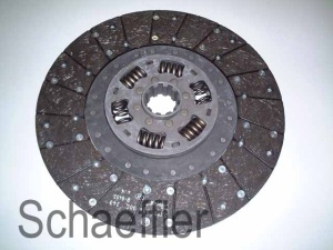 Disc ambreiaj organic potrivit COUNTY 1454, 1494, 654, 754, 854 T, 944; FIAT 6600, 7000, 7200, 7600; FORD 5000, 5100 2WD, 5100 4WD, 5110 2WD, 5110 4WD, 5200, 5340, 5550 (327mm profil complet)