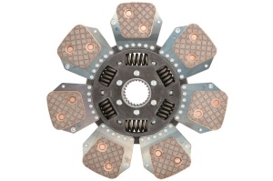 Disc ambreiaj potrivit DEUTZ FAHR 115, 130, 150, 170, 610 TIER 3, 620 TIER3; HUERLIMANN 140, 160; LAMBORGHINI R 5.130, R 5.140 EVO, R 5.140 EVO TIER 3, R 5.150 (350mm, numar adaptori: 7)