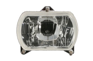 Far universal Dreapta/Stanga (R2,12V, transparent, negru, faza scurta, semnalizare) potrivit Deutz Fahr AGROFARM
