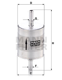 Filtru combustibil JOHN DEERE 5000, 6000 4045-6068T dupa 2001 - Img 2