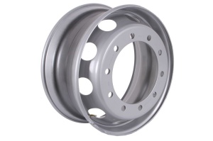 Janta otel camion KRONPRINZ 9.00x22.5, PCD:10x335, CH 281, ET:162,5, M22, pozitie valva: standard; argintiu