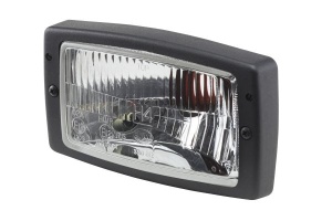 Lampa frontala Dreapta/Stanga (H4/T4W, manual, culoare insert: negru) potrivita ZETOR 10541, 10641, 11441, 11741, 12441 si alte modele; AMMANN AV85-2 - Img 2