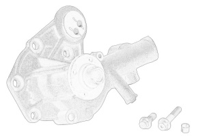 Pompa apa 504-2; 504-2T, MASSEY FERGUSON 16