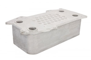 Racitor de ulei potrivit RVI MIDLUM, PREMIUM 2; VOLVO 8700, A, B7, FE, FE II, FL II, FL III, FL7, FM7, FS7, ABG, BL, DD, EC 4.236-TTCD7.8L06 (160x280x56/280mm, numar de nervuri: 14) - Img 2