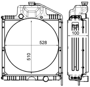 Radiator motor potrivit CLAAS 426, 426 RA, 426 RC, 426 RX, 436, 436 RA, 436 RC, 436 RX, 446, 446 RA, 446 RC, 446 RX, 456, 456 RA, 456 RC, 456 RX - Img 3