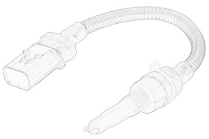 Senzor filtru combustibil potrivit PERKINS - cod OE T431992-PER