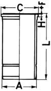 Set piston cu manson (STD) JOHN DEERE 5000 4045HAT80/4045HL284 2009-2012 - Img 3