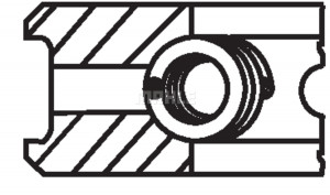 Set segmenti piston 2-2-3) potrivit AHLMANN AL; ATLAS COPCO QAS/QAX; DITCH WITCH RT; GEHL 4000; JLG 800; PUTZMEISTER MIXOKRET; TEREX SKL BF4L1011FT-F4M2011 (94mm (STD) - Img 4