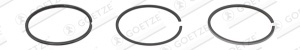 Set segmenti piston (98,48 STD) potrivit AVELING-BARFORD 012, 014, 112, 114; BROYT X20T, X21; CATERPILLAR AP800B; CLAAS 911T; LANDINI 95, 95 GT, 9880, 9880 EVOLUTION, 9880 HC, 9880 R