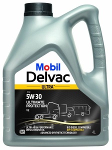Ulei motor DELVAC (4L) 5W30 (cu EGR; ULTIMATE PROTECTION; ULTRA; sistem SCR) API CI-4; CI-4+; CJ-4; SN; ACEA E6; E7; E9; CATERPILLAR ECF-3; CUMMINS 20081; DAF EXTENDED D