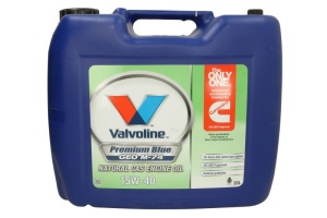 Ulei motor PREMIUM BLUE (20L) 15W40 API CF-4; CUMMINS 20074; DETROIT DIESEL 93K216; MB 226.9; MB 228.3; VOLVO CNG