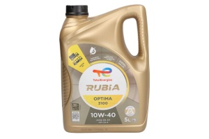 Ulei motor RUBIA OPTIMA (5L) 10W40 API CH-4; CI-4; CI-4+; CJ-4; CK-4; ACEA E11; E6; E7; E8; E9; CUMMINS 20086; DAF; DAF PSQL 2.1E LD; DETROIT DIESEL 93K222; IVECO TLS CK-4; IVECO