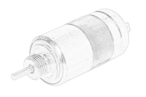 Bobina separare combustibil 12V, JCB 416, 425, 435, 712, 804, 8016, 8017, 8052, 1115, 1115S, 130T-30, 130T-40, 130T-65, 135, 145, 145T-30, 145T-55, 2115, 2125, 2135, 2155