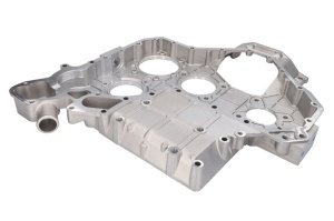 Carcasa distributie potrivita URSUS 5322, 5324; CASE IH 11, 80 C; CATERPILLAR M300C; CLAAS 925 PLUS, 964 PLUS, 965 PLUS, 974 PLUS, 975 PLUS; JCB 520 LE, 520 SLE, 520-50 LE, 525-50 S