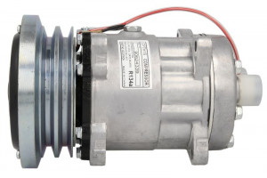 Compresor aer conditionat 12V potrivit CASE; FORD (R134a)