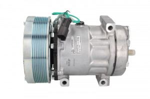 Compresor aer conditionat 24V potrivit CATERPILLAR 14M, 16M, 120H, 120K, 120K2, 120M, 135H, 140H, 140K, 140M, 160M, 163H, 621B, 621E, 621F, 621G, 623B, 623E, 623F, 623G, 627E, 627F (R134a)