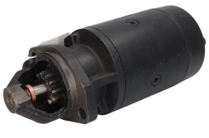 Demaror potrivit BPM 157, 181, 127, 144; HUERLIMANN 305 XE 2RM/ DT, 306 XE 2RM/ DT, 307 XE 2RM/ DT, 358.4 CLUB, 361 XF 2RM / DT, 476 XF DT REV (12V, 3kW, reconditionat profesional)