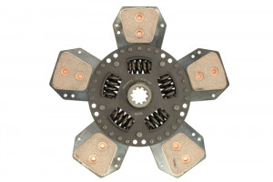 Disc ambreiaj ceramica potrivit CASE IH 523, 553, 554, 564, 624, 644, 654, 724, 724 A, 724 XL, 724 XLA, 734, 734 XL, 734 XLA, 743, 743 XL, 743 XLA, 744, 744 XL (295mm, numar adaptori: 5) - Img 3