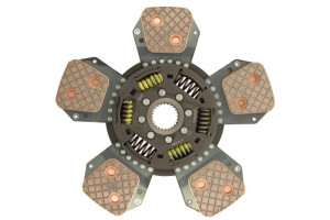 Disc ambreiaj ceramica potrivit CLAAS 240, 340, 350; DEUTZ FAHR 5100 C, 5100 G, 5105.4 G, 5110 C, 5115.4 G, 105, 410, 410 SIX, 100, 100 C, 100 ECOLINE, 420 (327mm, numar adaptori: 5) - Img 4