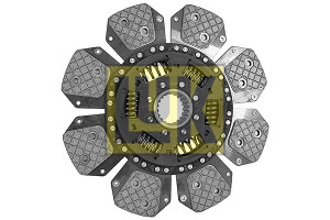 Disc ambreiaj ceramica potrivit DEUTZ FAHR 4.10, 4.30, 4.31, 4.47, 4.50, 4.57, 4.61, 4.71, 6.05, 6.06, 6.07, 6.10, 6.17, 6.30, 6.50, 6.61 (310mm, numar adaptori: 8)