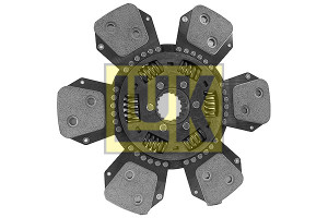 Disc ambreiaj ceramica potrivit FIATAGRI F 130 WINNER, F 140 WINNER; NEW HOLLAND 8360, 135/8360, TM 125 CLASSIC (350mm, numar adaptori: 6) - Img 2