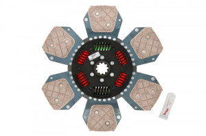 Disc ambreiaj ceramica potrivit JOHN DEERE 1641, 2040S, 2140, 2140DT, 2141, 2251, 2251N, 2351, 2355N, 2541, 2555, 2650, 2650F, 2651, 2750 2WD, 2750 4WD, 2755 (328mm, numar adaptori: 6)