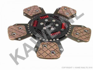 Disc ambreiaj ceramica potrivit JOHN DEERE 1641, 2040S, 2140, 2140DT, 2141, 2355N, 2541, 2555, 2650, 2650F, 2750 2WD, 2750 4WD, 2755, 2850, 2855N, 2941, 2950 (327mm, numar adaptori: 5)