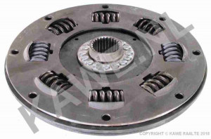 Disc ambreiaj potrivit AGCO 100, 100A, 120, 120A; CHALLENGER MT 525 B, MT 535 B, MT 545 B; MASSEY FERGUSON 5465, 6170, 6180, 6190, 6260 (diametru: 295mm, numar dinti: 26 buc 1.5/8) - Img 2