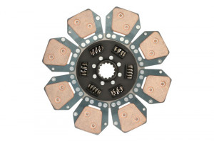 Disc ambreiaj potrivit LANDINI 65 F, 65 GT, 65 L, 65 V, 6560 DT, 6560 V, 6860 DT, 6860 R, 6865 EVOLUTION, 6870, 6880, 75 F, 75 GT, 75 L, 75 V, 7560, 7860 (310mm, numar adaptori: 8)