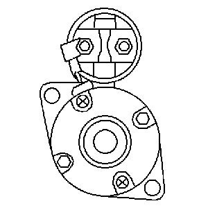 Electromotor (12V, 1,7kW) BOMAG; LOMBARDINI BCS 603, 715, 735, 737; CARRARO 3800 TIGRETRAC; FERRARI 305, 306, 307, 792, 794, 90 SB, 91; YAGMUR 450 4WD - Img 3