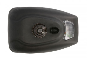 Far dreapta (H1/H7/PY21/T4W, montaj spate, semnalizare transparenta) JCB 3, 4 - Img 2
