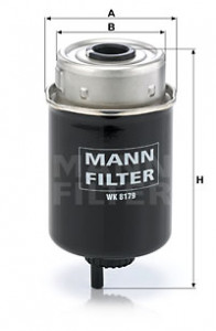 Filtru combustibil JOHN DEERE 6000 4045HL495/4045HL496/4045HL497 dupa 2009 - Img 2