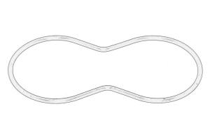 Garnitura/Simering carcasa termostat 1004-4; 1004-40T; 1004-4T; 1004.40TA; 1006-6; 1006-6T; 1006.60 potrivita URSUS 3822,3824; AHLMANN AVT1330; AMMANN AC 110, AC 70, AC