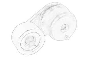 Intinzator curea distributie potrivit JOHN DEERE 7200 R, 7210 R, 7215 R, 7230 R, 7250 R, 7260 R, 7270 R, 7280 R, 7290 R, 7310 R, 8130 2WD, 8130 4WD, 8225 R, 8230, 8230 T, 8235 R