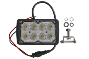 Lampa de lucru (40W, 3000/4000lm, numar elemente LED 8) potrivita John Deere 444H, 444J, 544H, 544J, 624H, 624J, 644H, 644J, 724J, 744H, 744J, 824J
