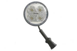Lampa de lucru (LED, 12/24V, 21W, 2000lm, numar elemente LED: 4, adancime: 78mm, diametru: 87mm, lungime cablu: 0,05m) potrivita Fendt 1000,500,700,800,900; CHALLENGER MT