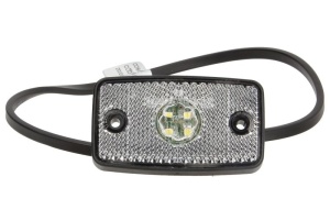 Lampa de semnalizare LED, culoare: alb potrivita AGRO