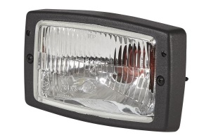 Lampa frontala Dreapta/Stanga (H4, manual, culoare insert: negru) potrivita Fendt 370 GTA, F 360 GTH, F 380 GTH, F 395 GT; ZETOR 10011, 10045, 10111 si alte modele - Img 2