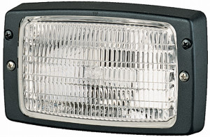 Lampa lucru cu prindere cu surub in 2 puncte halogen bec H3 12/24V 102x182x103