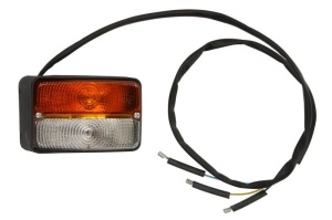 Lampa semnalizare fata Stanga - Alb / · Portocaliu