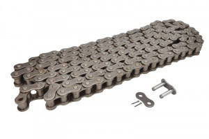 Lant 31.75 (1.1 / 4) x19, 05x19, 56, oțel ÅŸir, randurile 1, 5m lungime, standard de Marea Britanie, Octal placă (pas x diametru x inaltime cu role role), RS20B-1 / Tsubaki /