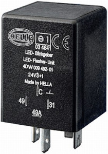 Modul semnalizare (24V; numar pini: 4; temepratura de exploatare pana la: 85 C) DAF 75 CF, CF 65, CF 75, CF 85, LF 45, LF 55, XF 105; MAN TGL I, TGM I, TGX I 01.01- - Img 2
